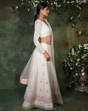 Load image into Gallery viewer, The Pearl Ivory Lehenga
