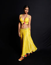 Load image into Gallery viewer, The Phoolon ki Haldi Short Lehenga
