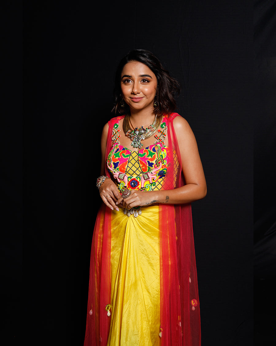 The Phoolon ki Haldi Skirt set